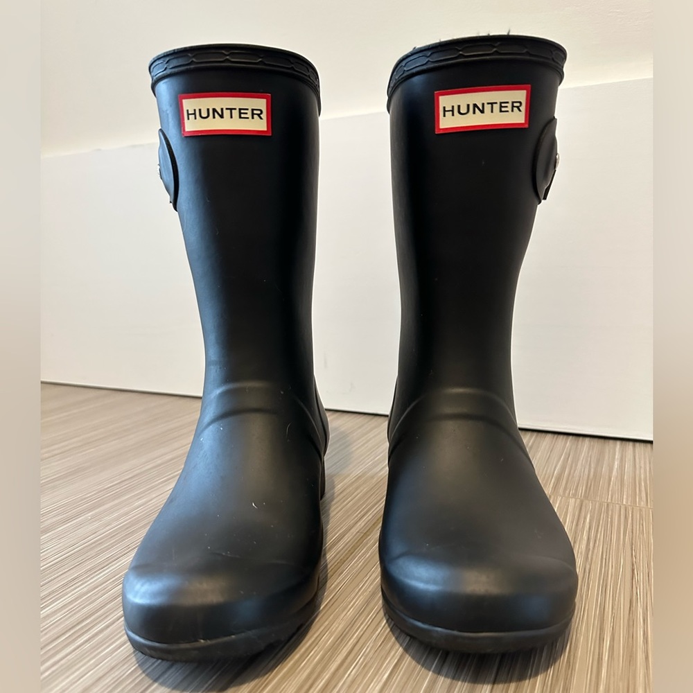 Woman’s Short Hunter Boots - matte Black